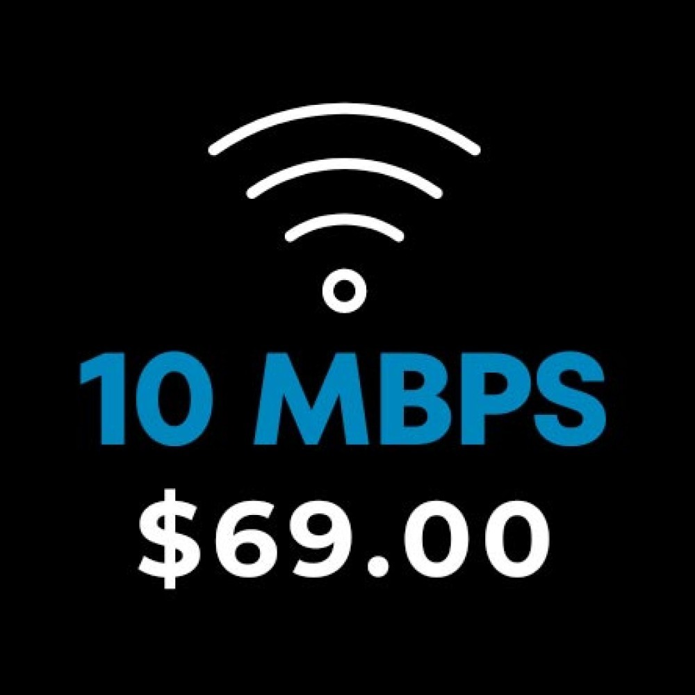 Download Speeds (Up To) 10 Mbps