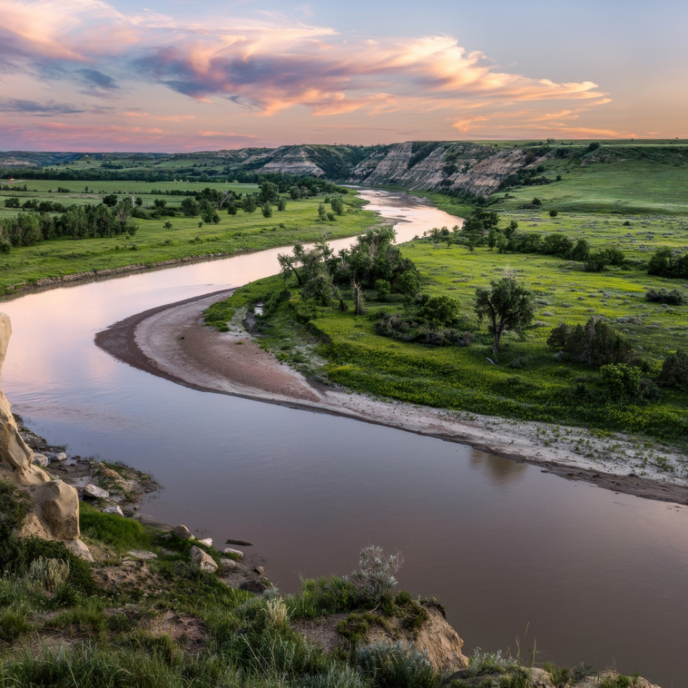 Little Missouri River Sunset