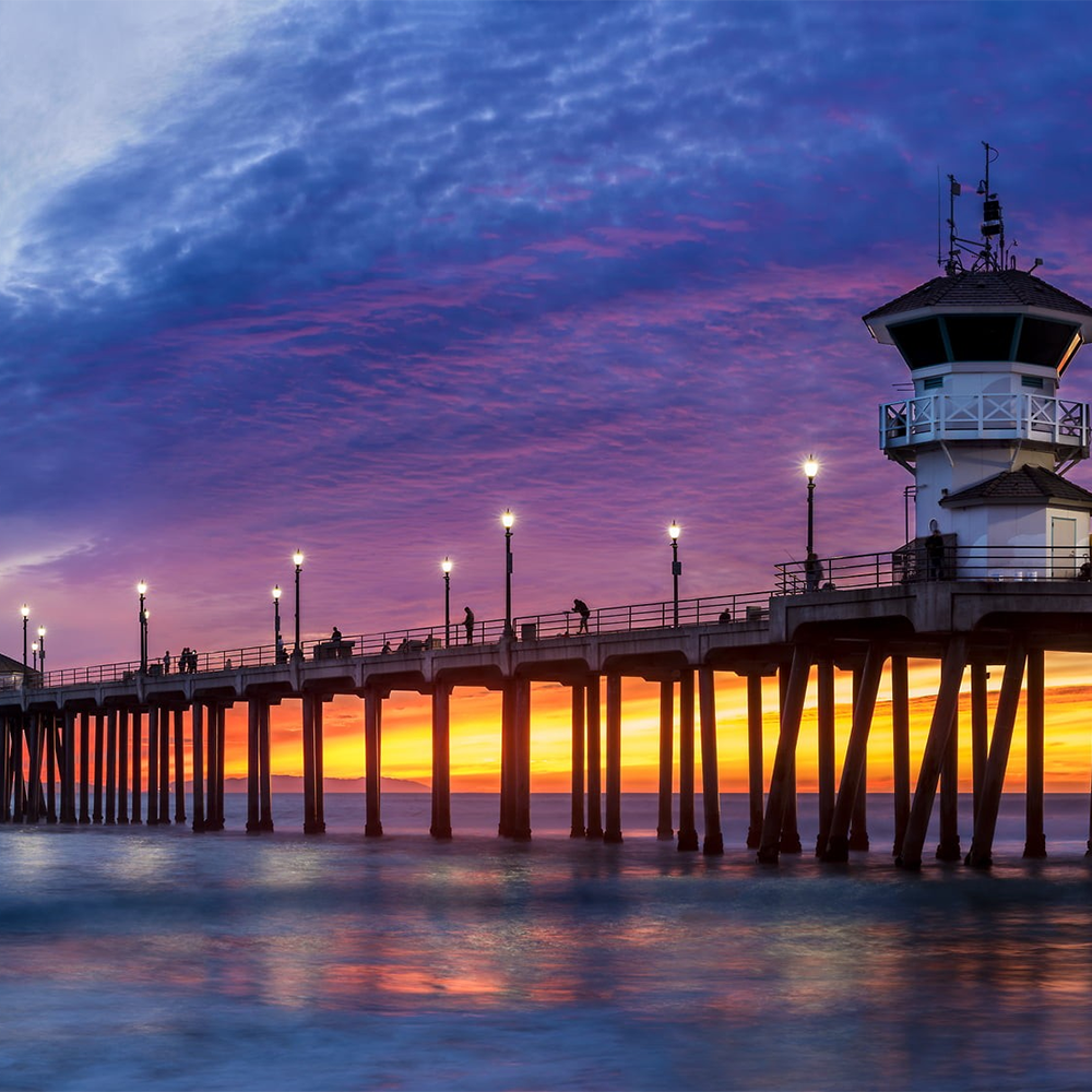 Huntington Beach Pier Sunset Cropped