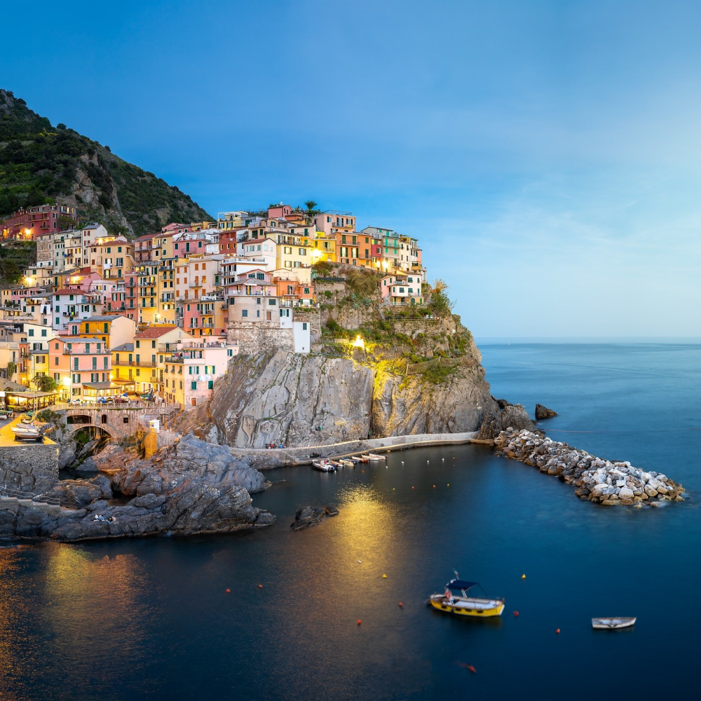 Manarola, Cinque Terre at Dusk