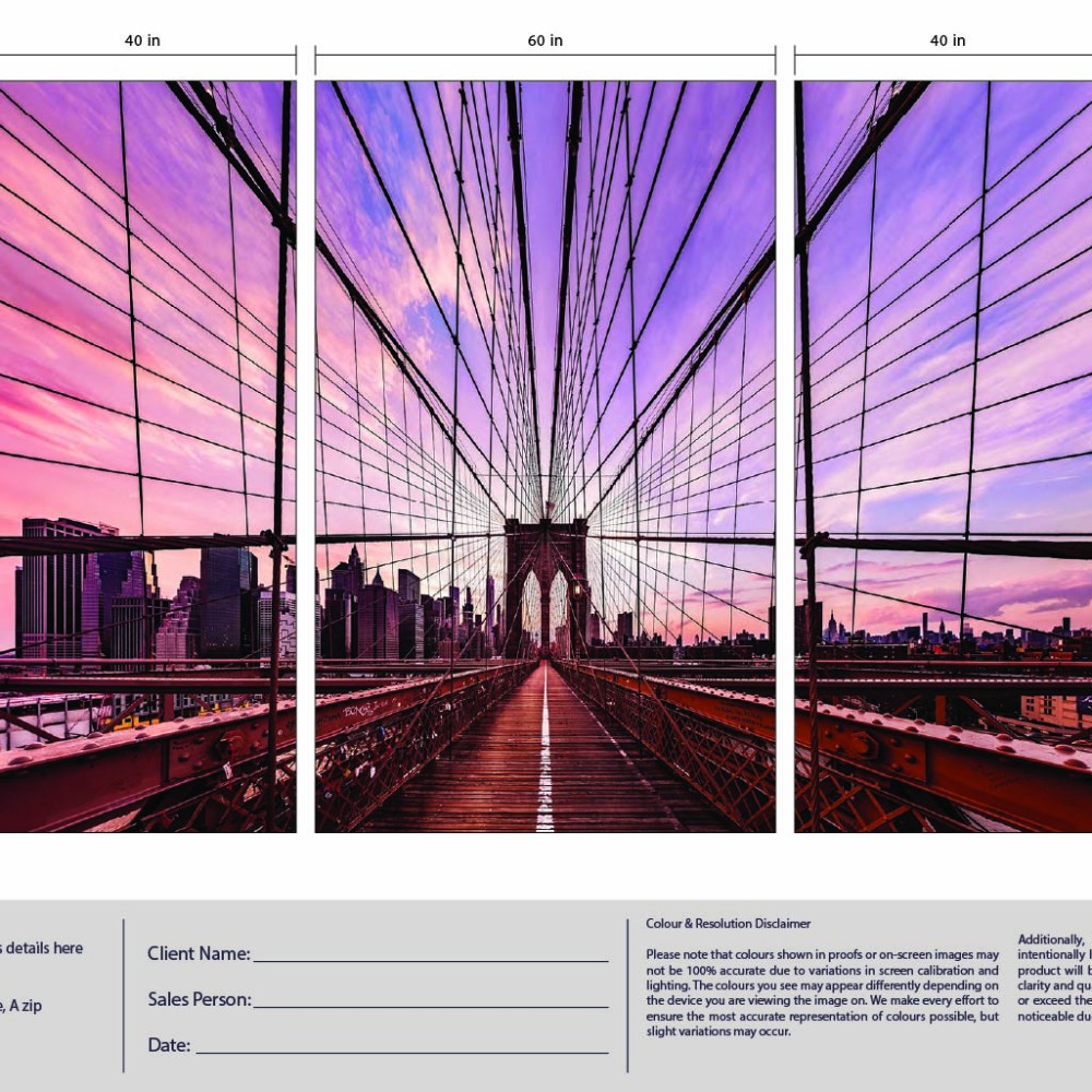Brooklyn Bridge Sunset