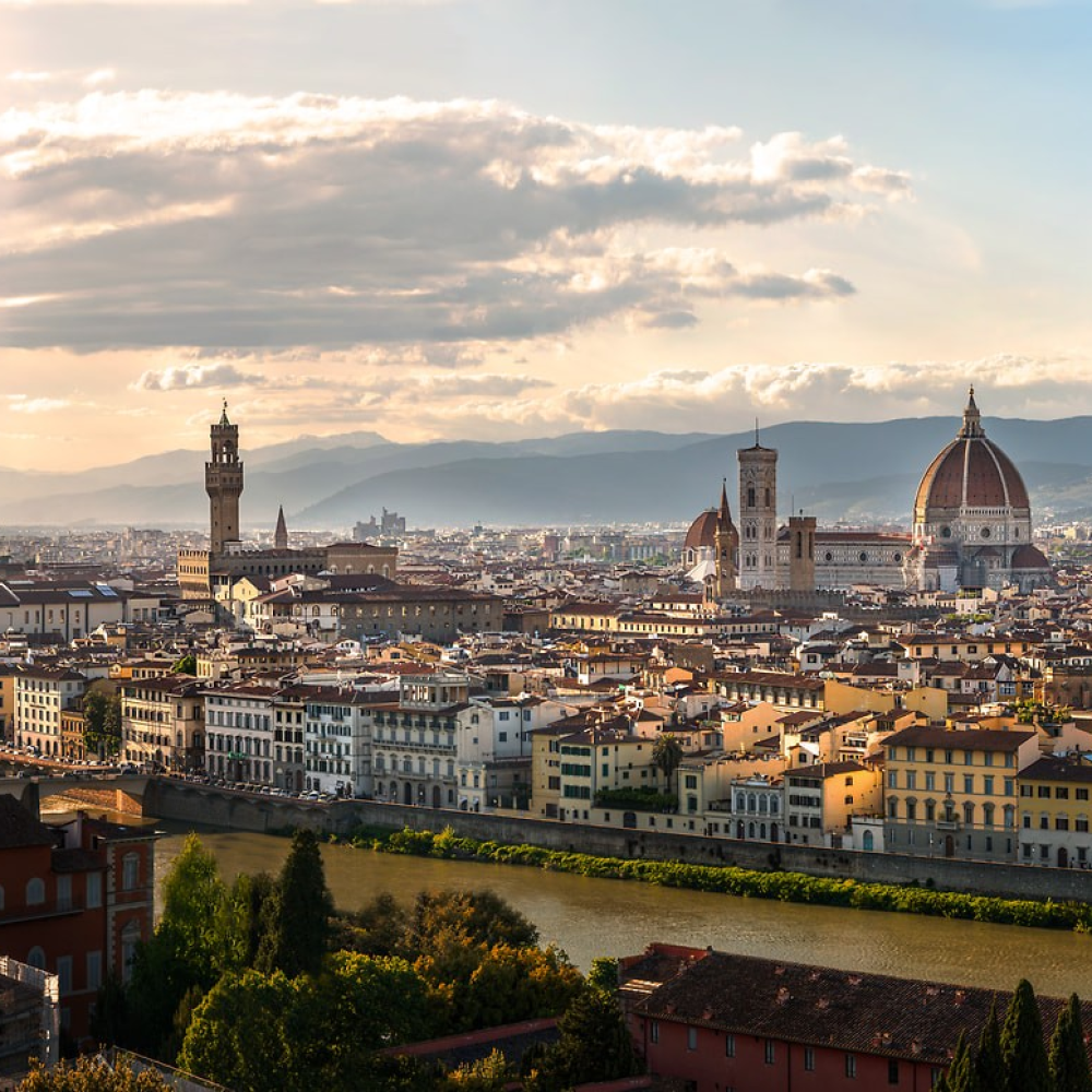Florence, Italy at Sunset