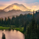Mt Rainier Tipsoo Sunset