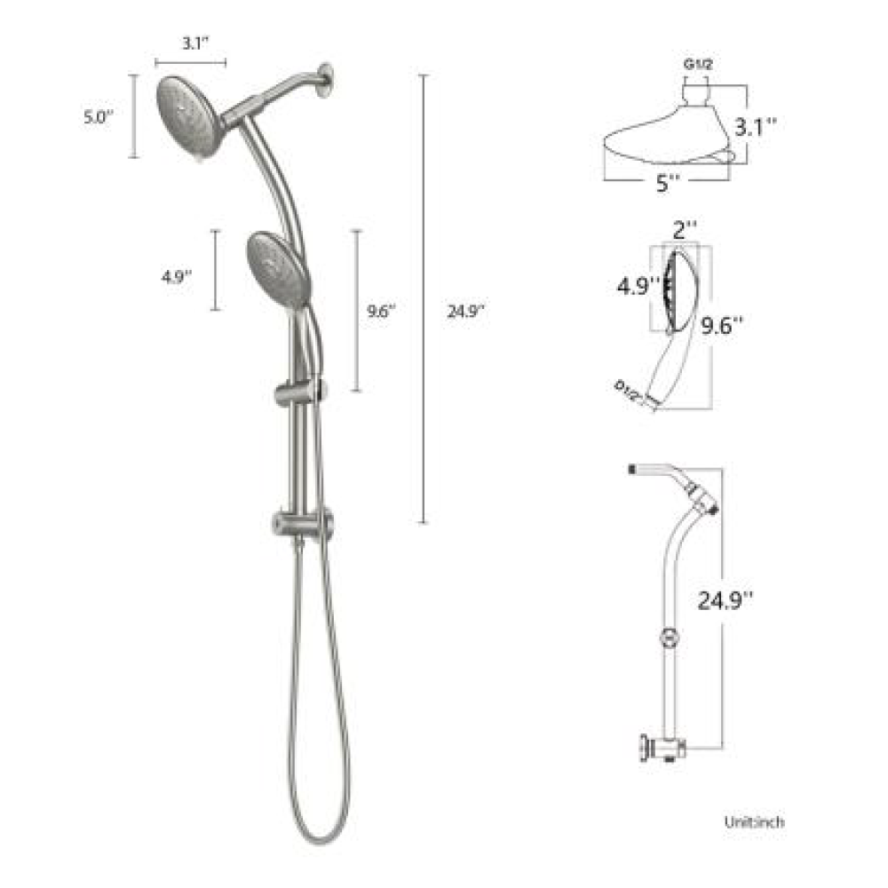 Antares Shower Head